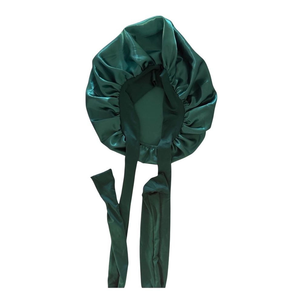 Satin Hair Bonnet for Sleeping – Adjustable Tie Bonnet
